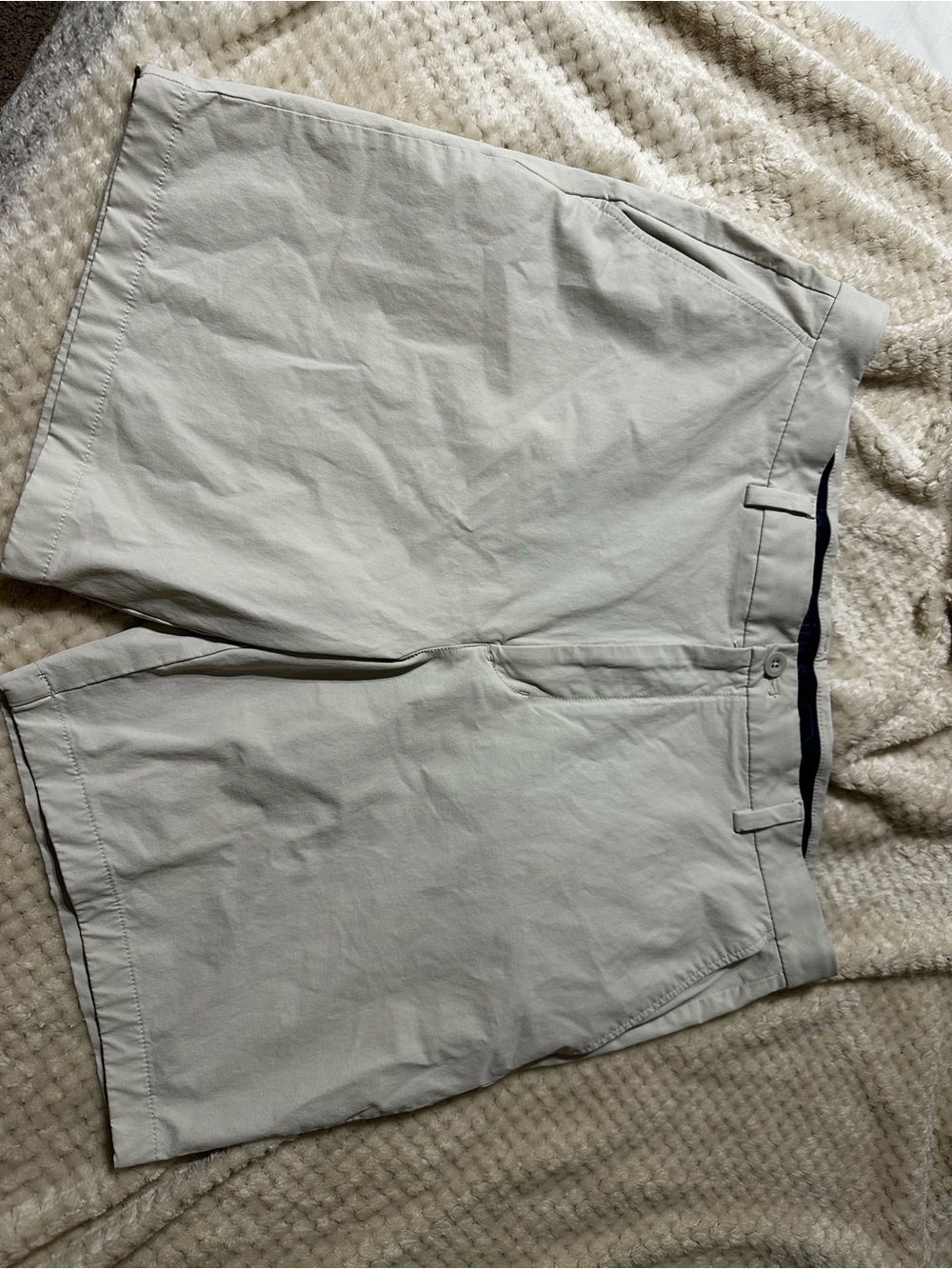 Vineyard Vines Light Khaki Stretch Hybrid Shorts
